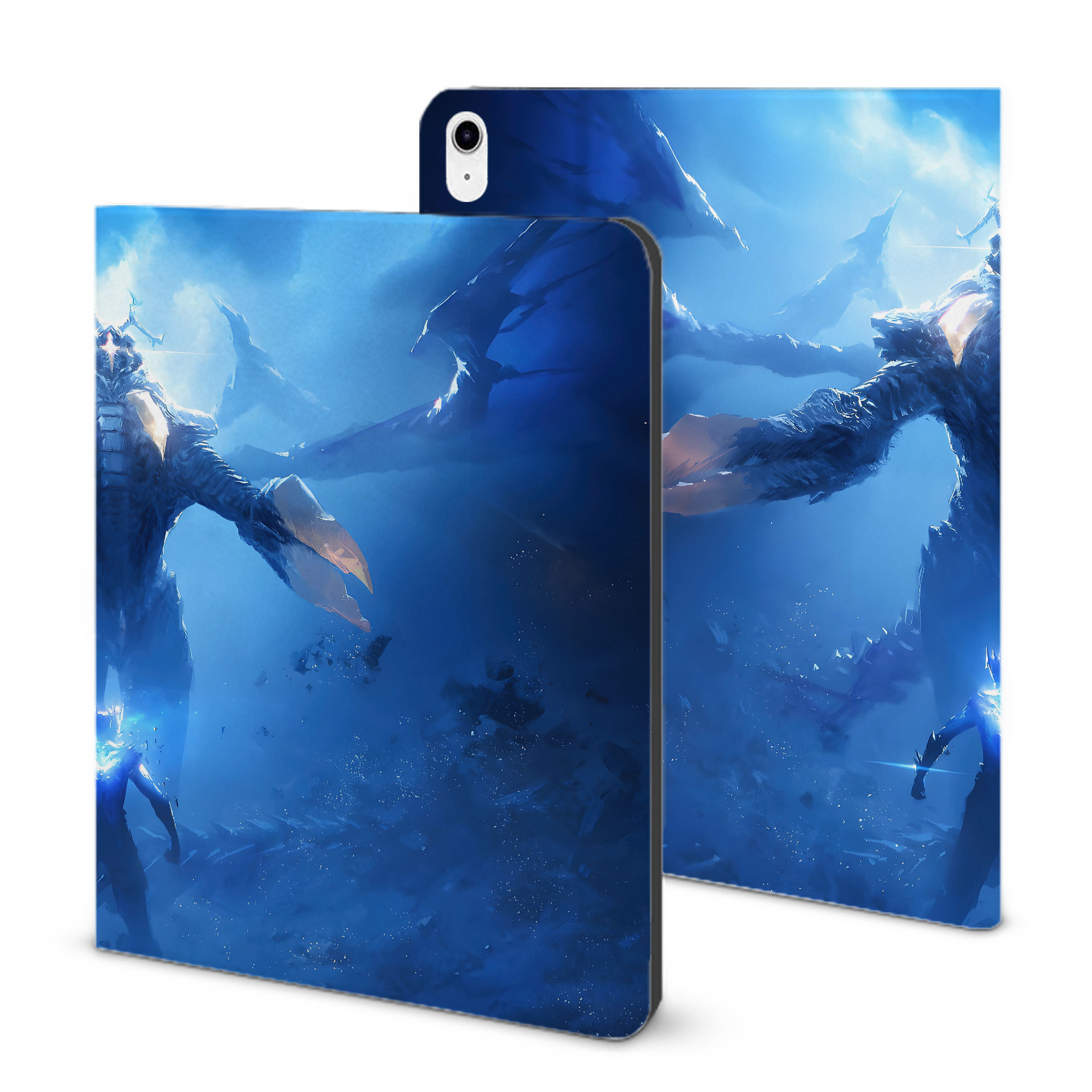 （画像用） ウルトラマン Ultraman IPad ケース ブック型 PUレザー TPU 耐衝撃 軽量 薄型 ペン収納なし 全面保護 IPad 各モデル対応